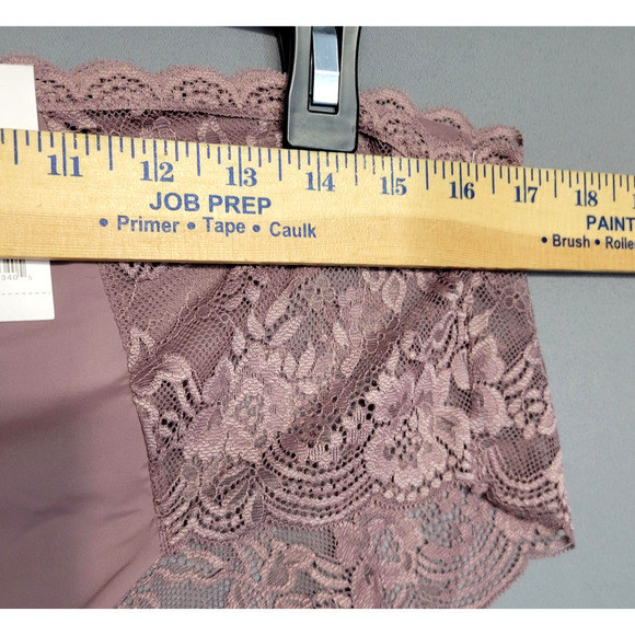 Joyspun Panties Womens XXL 20 2 Pack Micro and Lace Hipster Mauve Pink Briefs - Picture 5 of 10